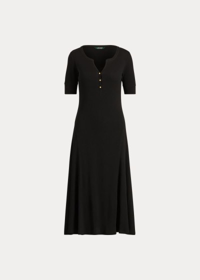 Women's Ralph Lauren Cotton Fit-and-Flare Dresses | 249163VTY